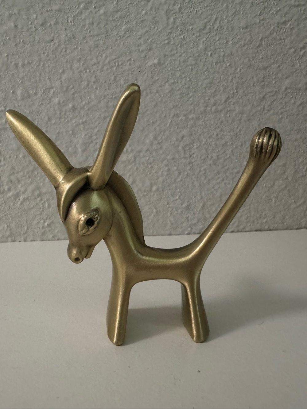 Gold Donkey Ring Holder